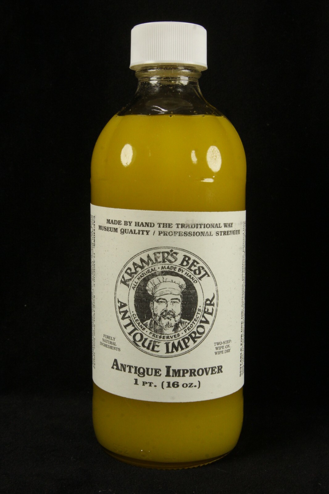 Kramer’s Best Antique Improver Pint All Natural Cleans Preserves Wood Metal
