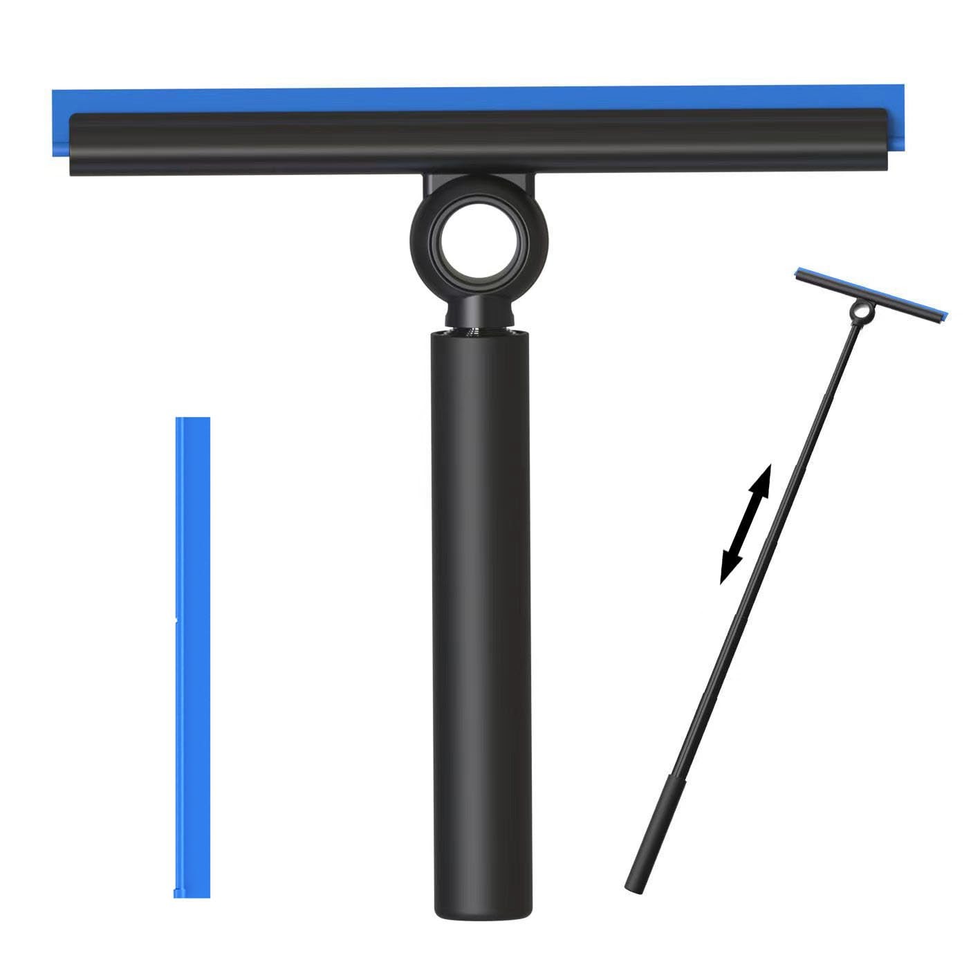 Shower Squeegee for Glass Doors, Squeegee with Long Handle, Telescoping Squee…