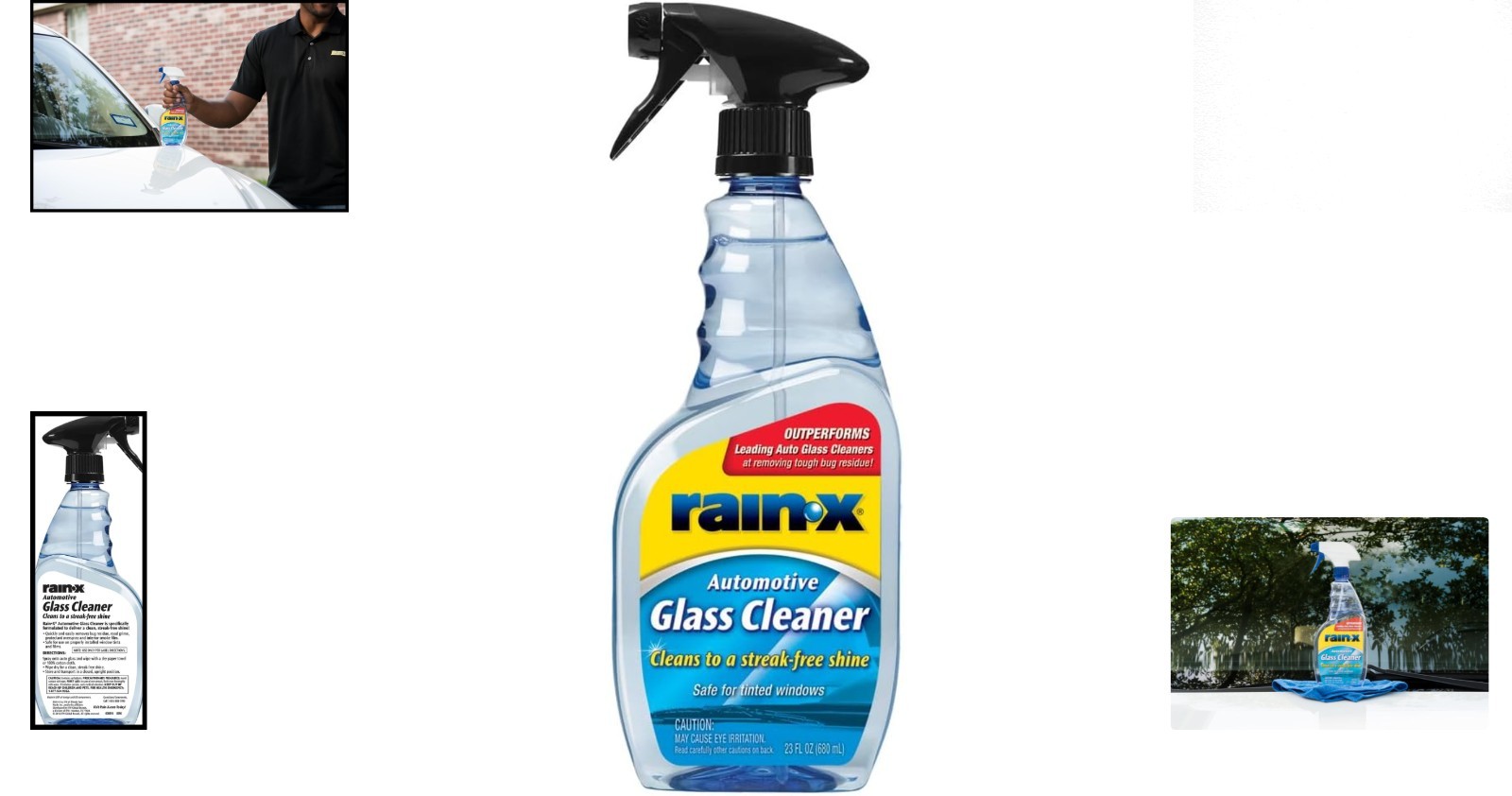 Auto Glass Cleaner 23 oz Spray – Safe for Tinted Windows & Streak-Free Results