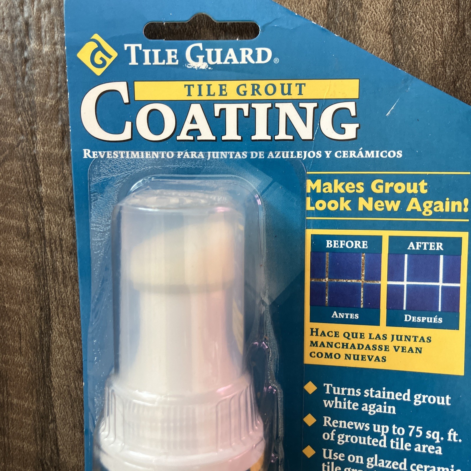 Tile Guard Tile Grout Coating 4.3 Fl Oz Bottle Cleaner Whitener Glazed Ceramic