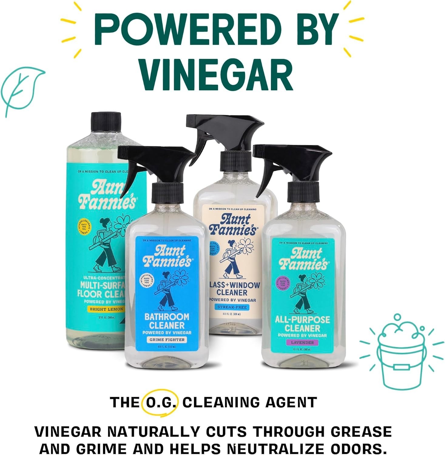 Vinegar Bathroom Cleaner Spray 16.9oz