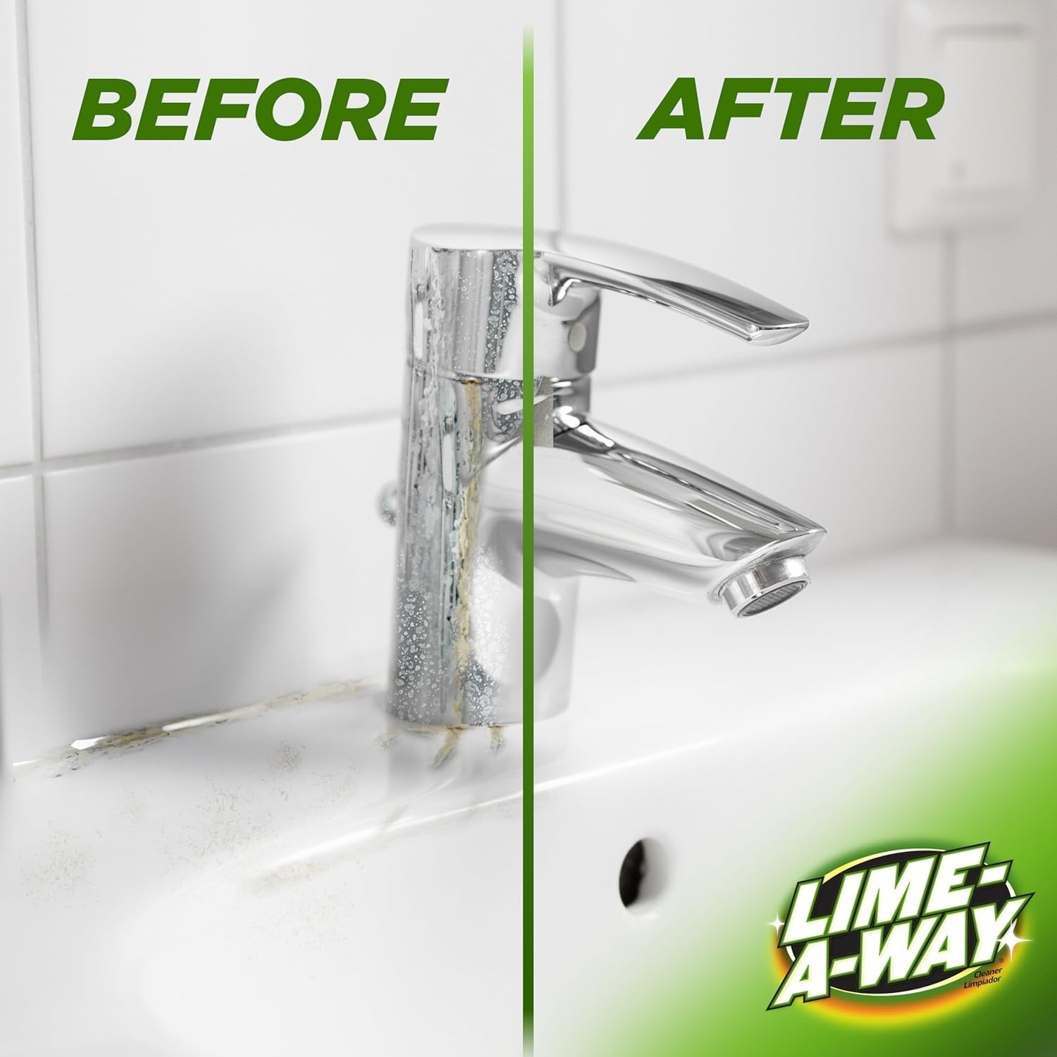 Lemon Scented Hard Water Stain Remover Spray – Tackles Rust & Calcium Quickly