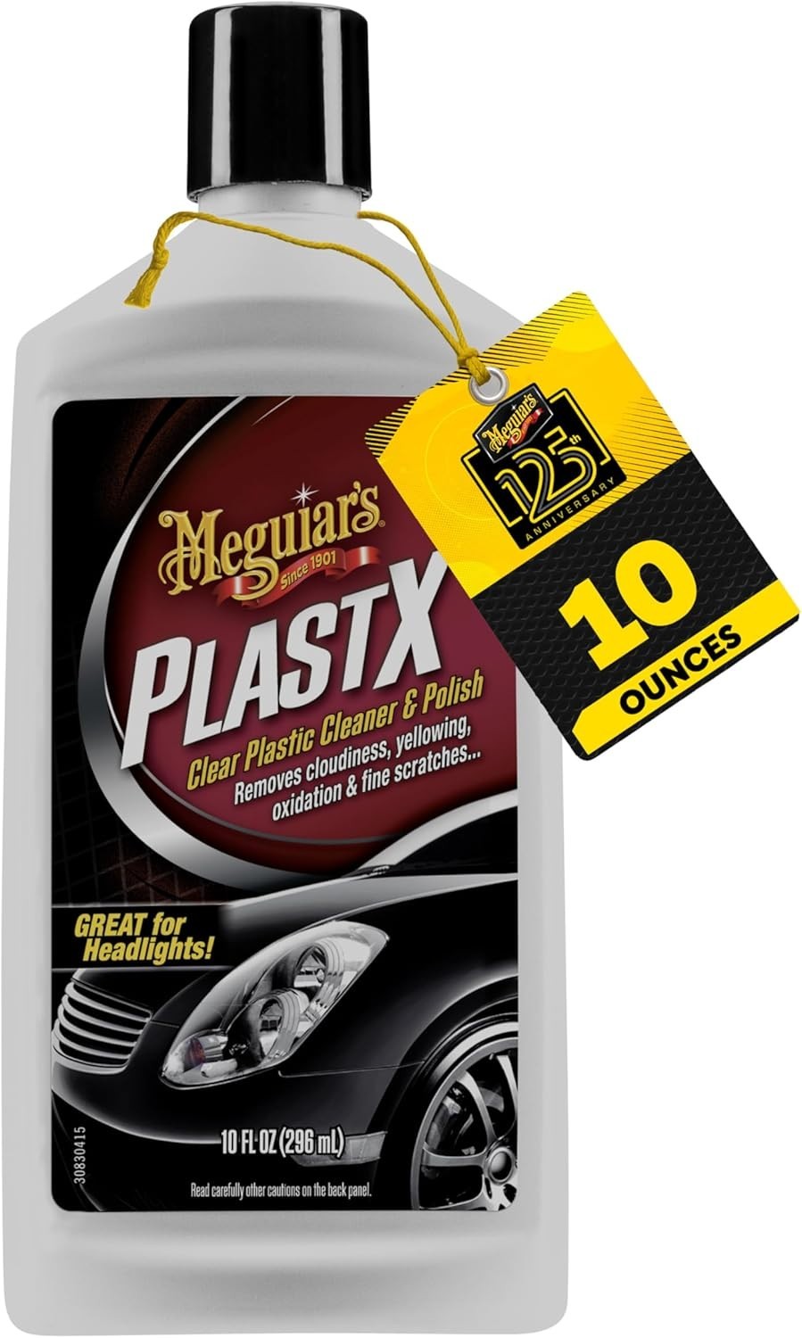 PlastX Clear Plastic Polish, Fast & Easy Clear Plastic Restorer for Headlight…