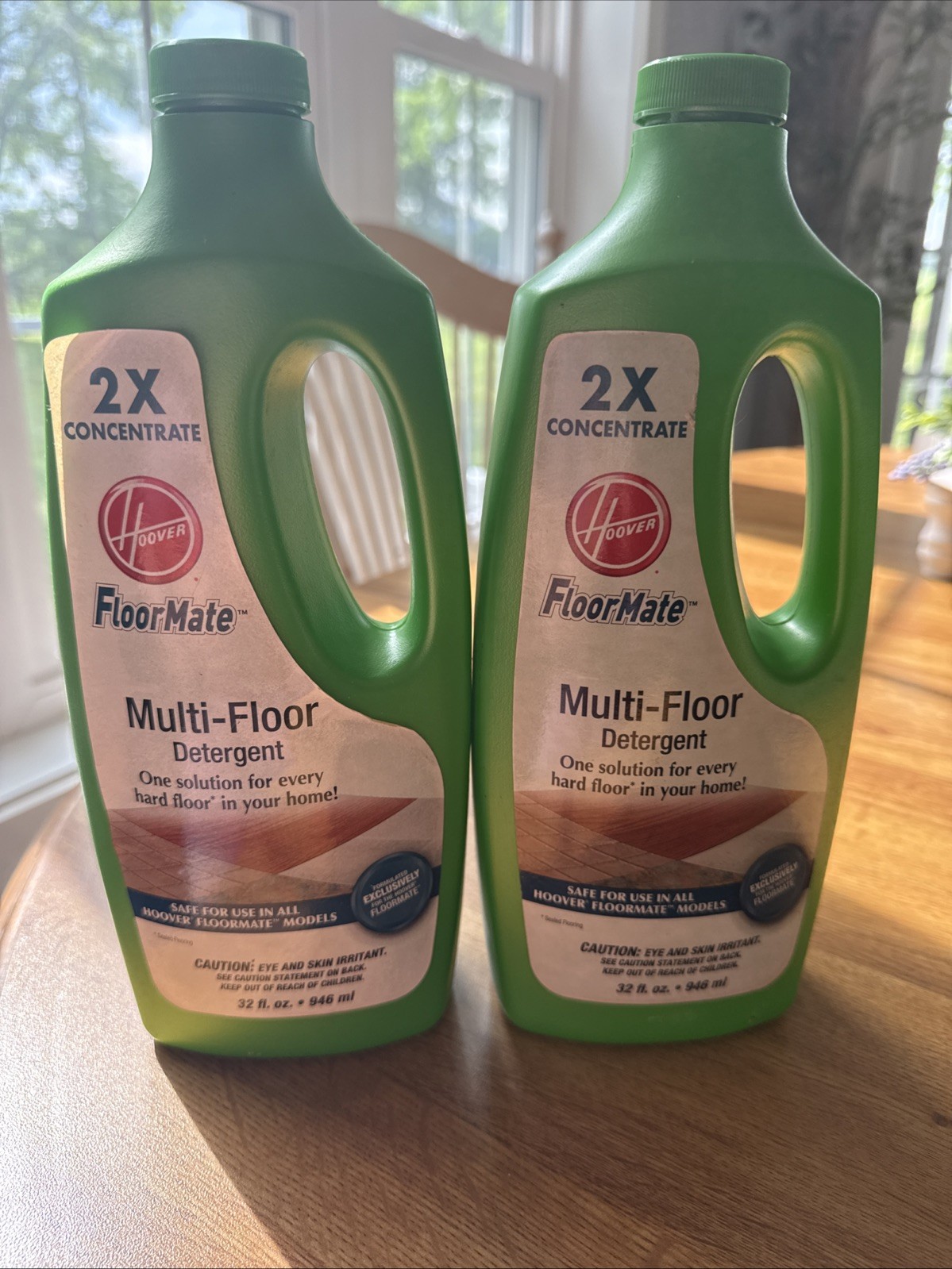 2 Hoover Floor mate Multi-floor Plus 2 x Concentrate Cleaning Solution – 32oz