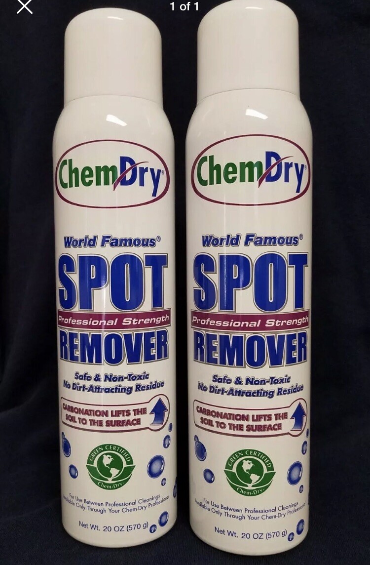 2 Cans Chem Dry Professional Strength Spot Remover Concentrate 20 Oz New Version
