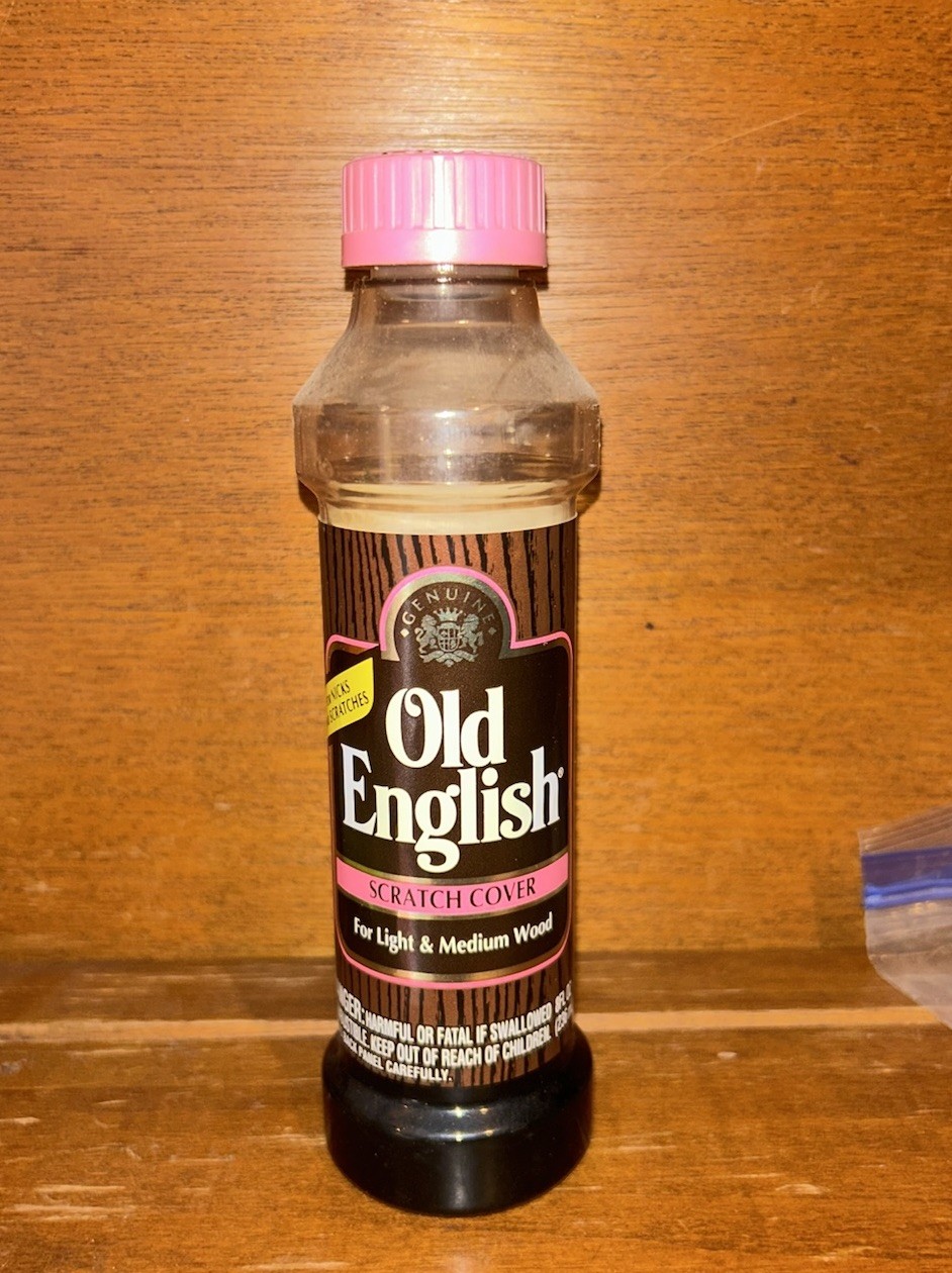 Old English Scratch Cover For Light To Medium Woods 8 oz Pink Cap *READ BELOW*