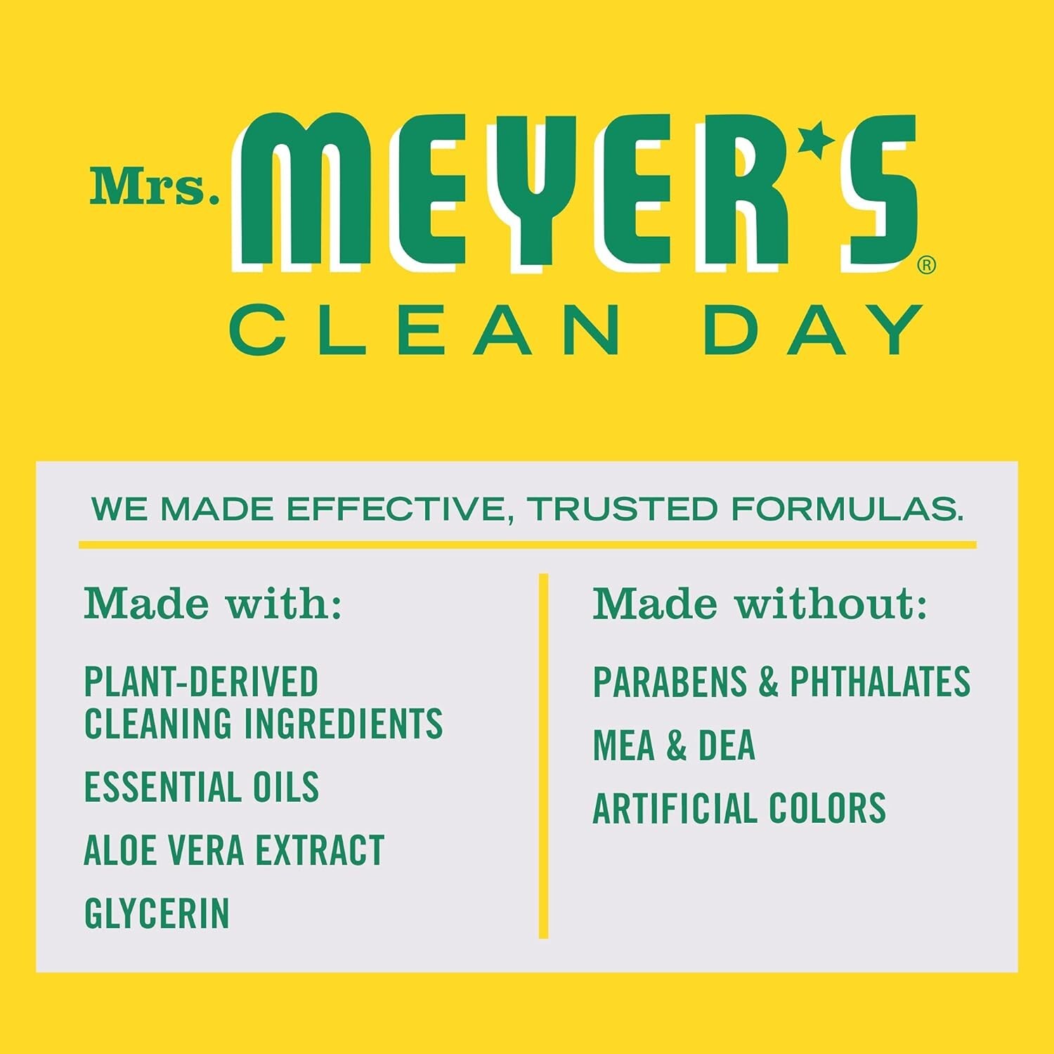 MRS. MEYER’S CLEAN DAY Liquid Dish Soap Refill Honeysuckle 48 fl. oz Biodegr…