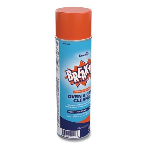 BREAK-UP Oven And Grill Cleaner, Ready to Use, 19 oz Aerosol Spray 6/Carton
