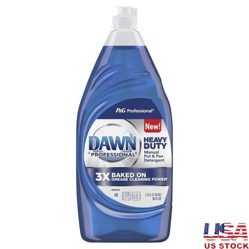 Professional Heavy Duty Dish Soap Liquid 38oz Pot Pan Grease Cleaner Original US
