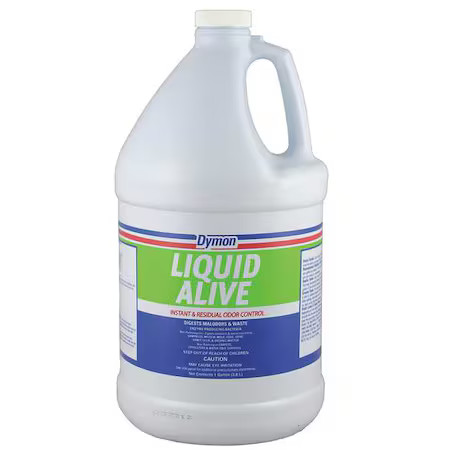 Dymon 33601 Liquid Alive Odor Eliminator, Jug, 1 Gal, Ready To Use Liquid, 4 Pk
