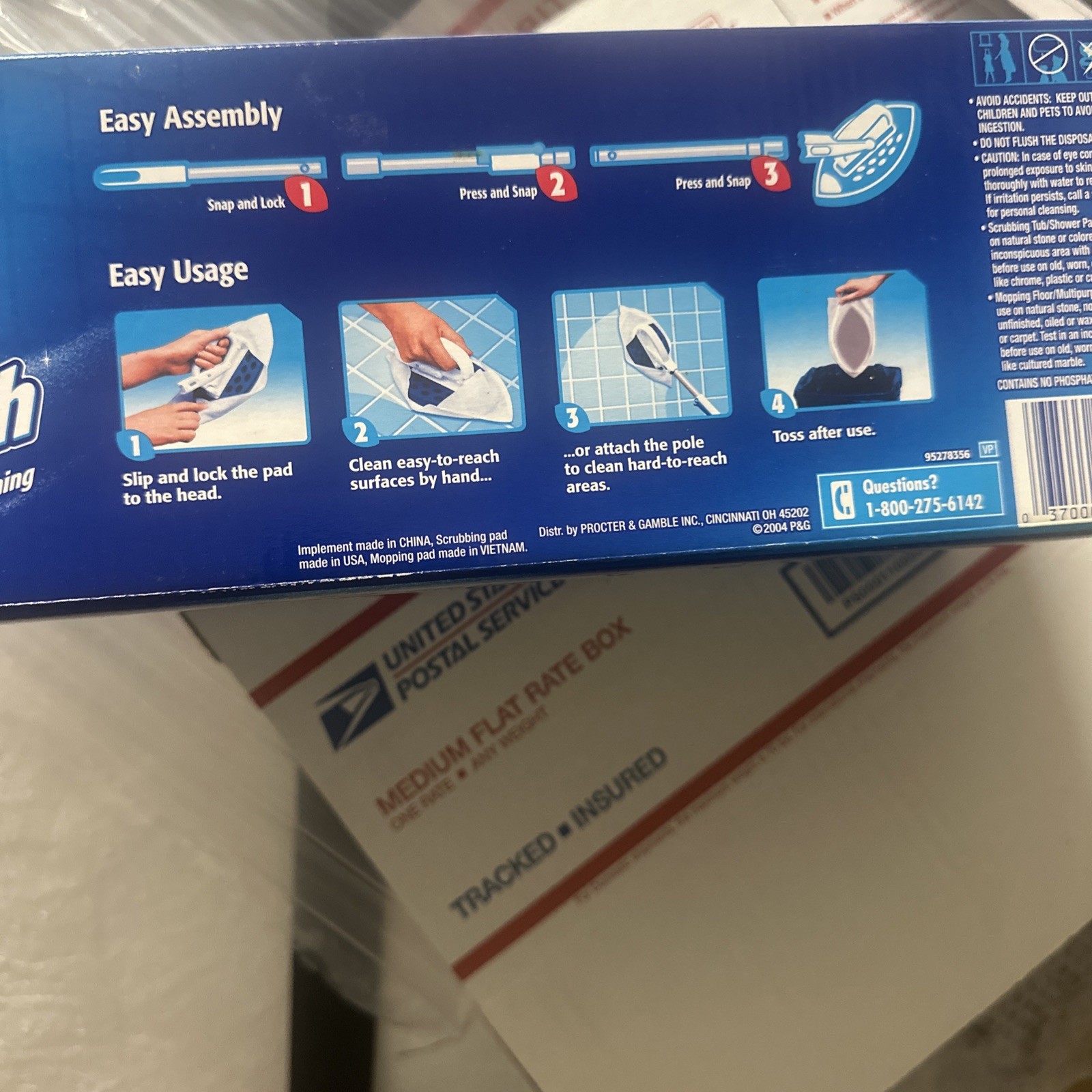 NEW Mr Clean Magic Reach All In One Cleaning Tool Starter Kit Detachable Pole