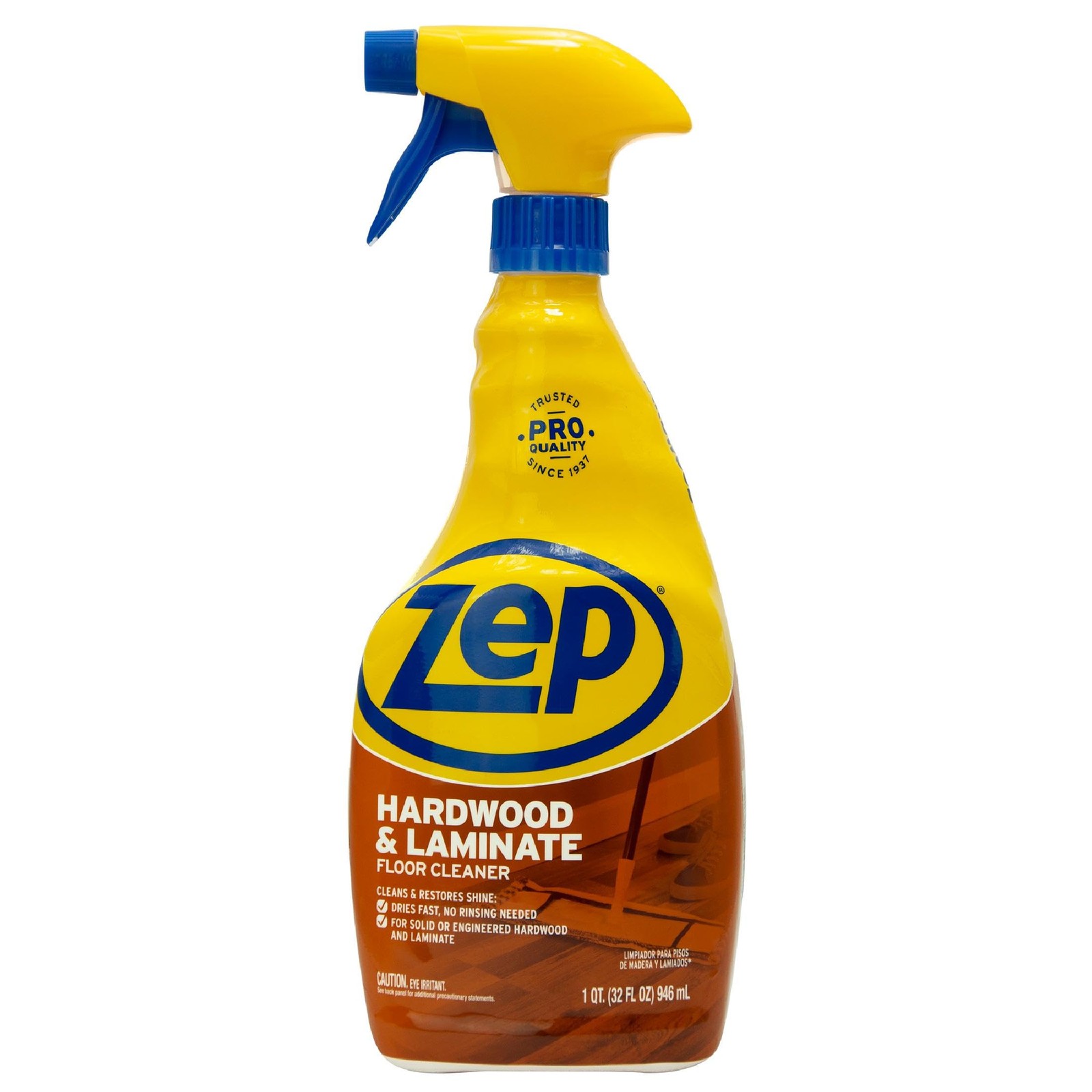 Hardwood Laminate Floor Cleaner 32 oz Wood Polish Stain Scuff Remover Shine