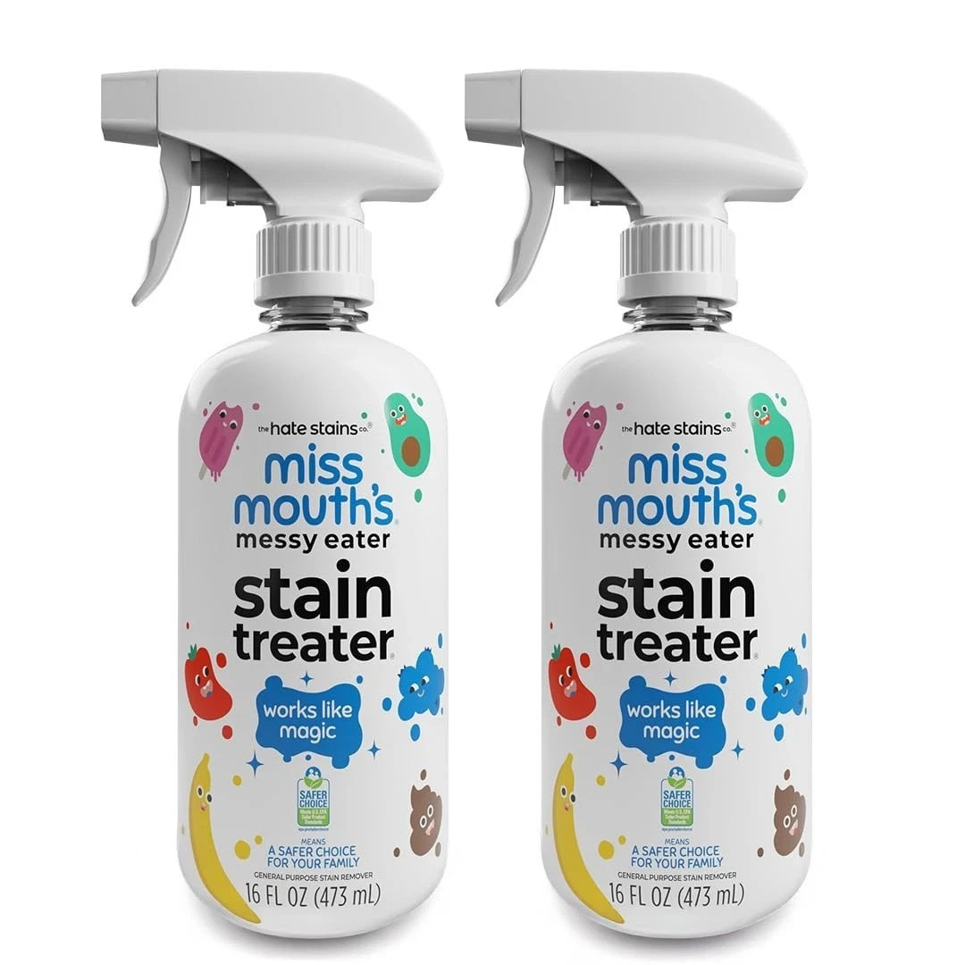 Miss Mouth’s – Messy Eater Stain Treater Spray – 16oz – Stain Remover – 2 Pack