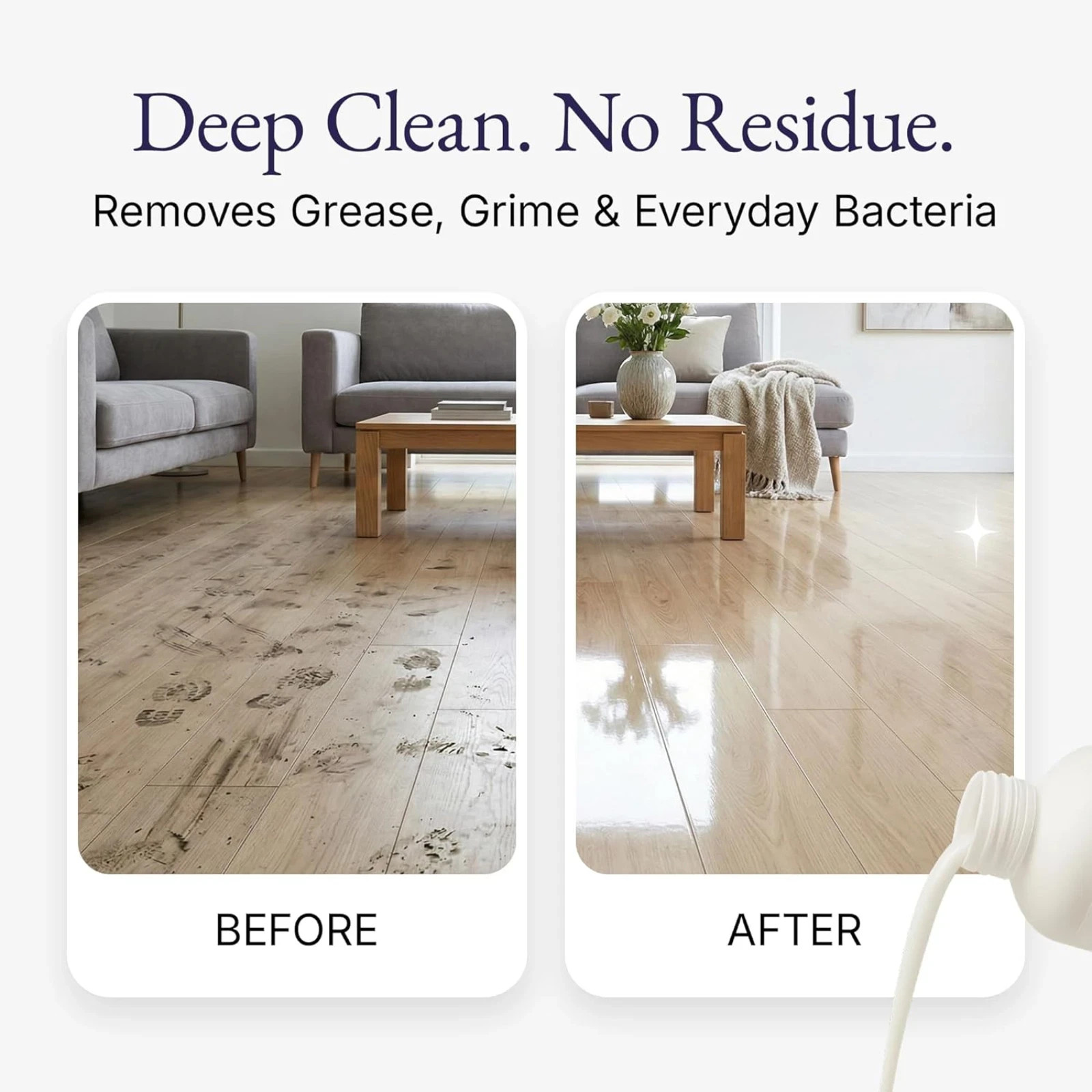 Mop Soap Brazilian Waves Floor Cleaner, Luxury Scented Hardwood Cleaner
