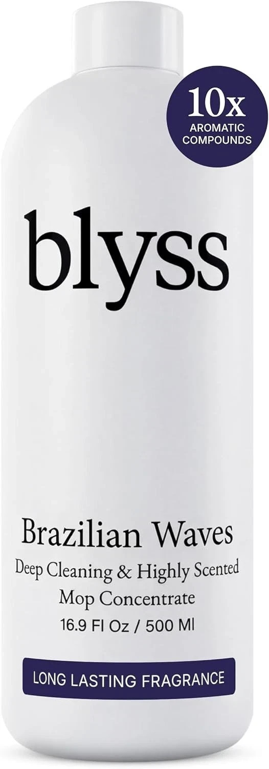 BLYSS Mop Soap Concentrate Hard Floor Deep-Cleaning Brazilian Waves 16.9 oz