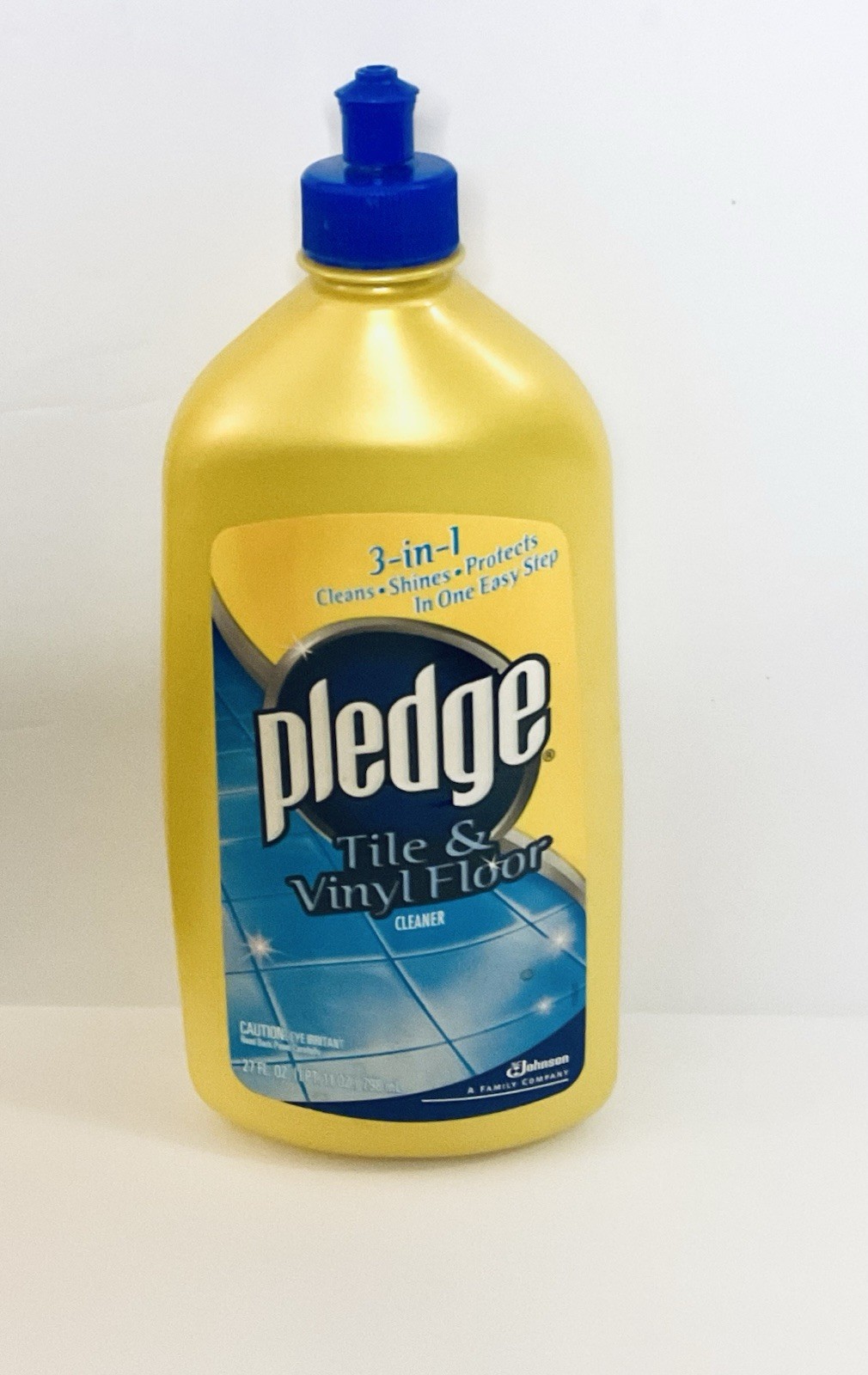 PLEDGE TILE & VINYL FLOOR CLEANER 3-IN-1 CLEAN SHINE PROTECT 27 FL OZ SC JOHNSON