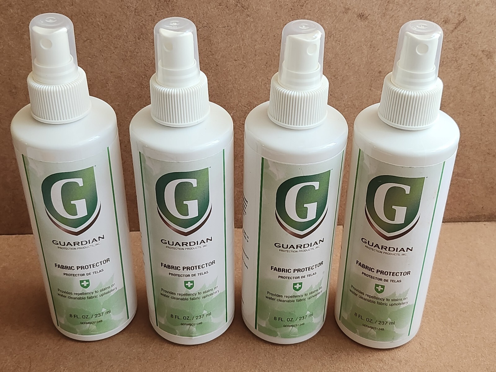 (4 Pack) GUARDIAN Products Fabric Protector 8 Oz. Spray Bottle