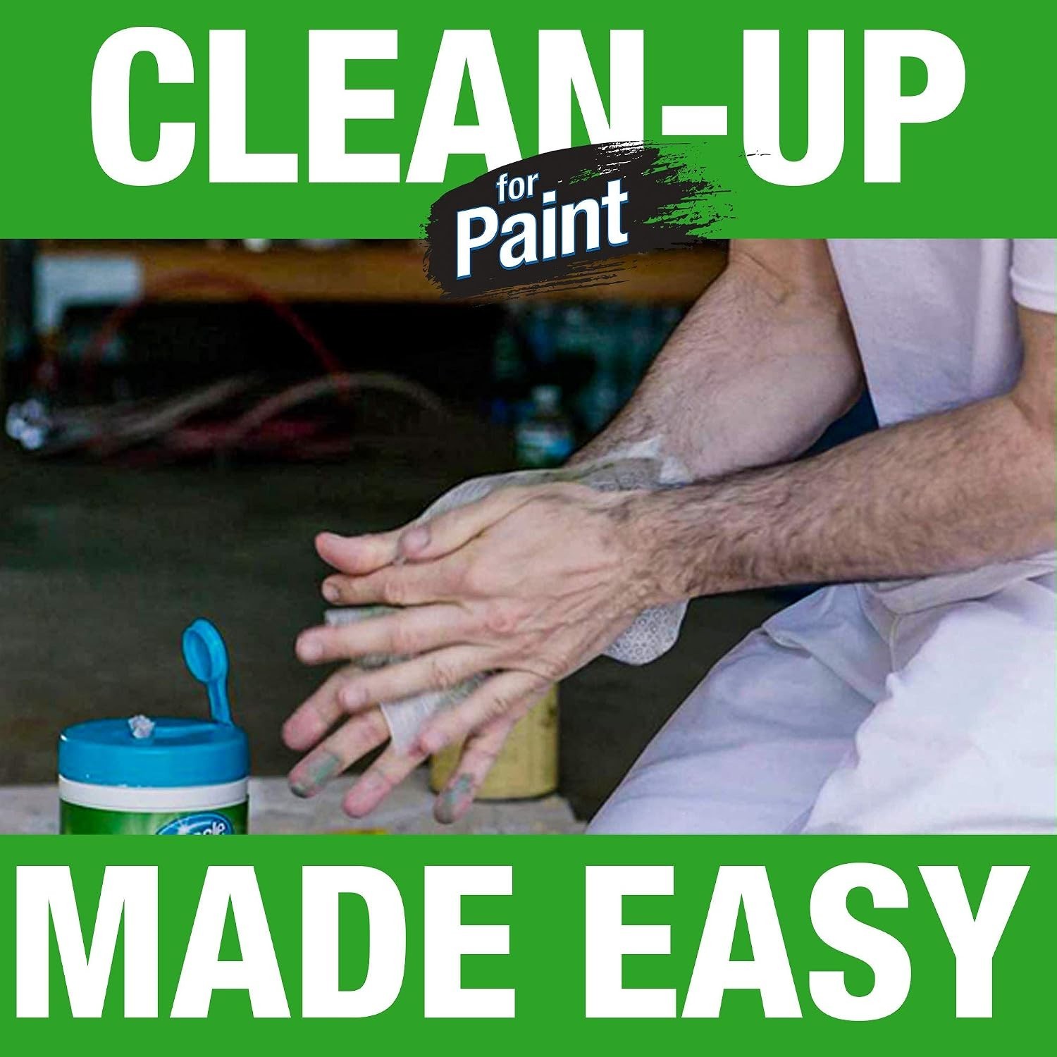 Miraclewipes: Heavy-Duty Paint & Surface Cleanup Wipes (60 Count)