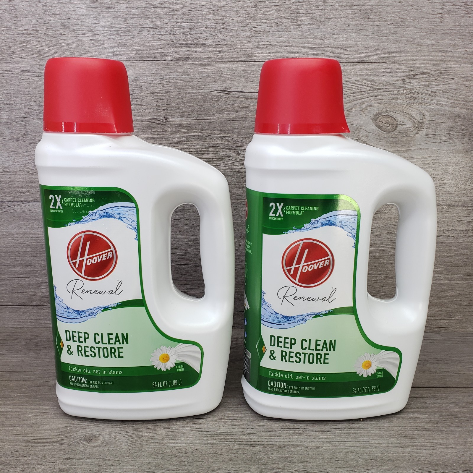 2 Hoover Renewal Carpet Cleaning Solution 2x Concentrate Large 64oz Quick Ship