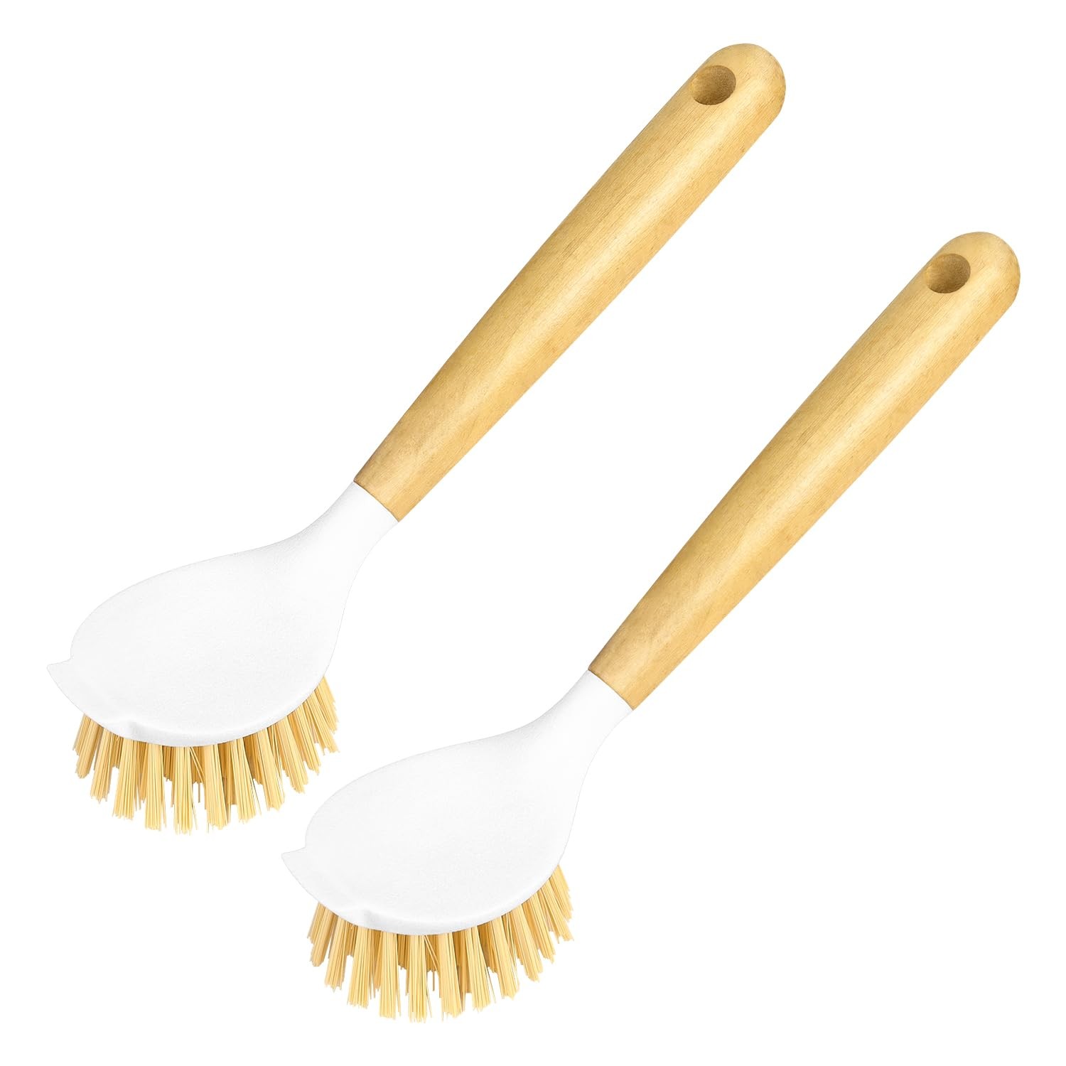 Kitchen Scrub Brushes for Cleaning Dish Brush with Handle for Pans, Pots,Kitchen