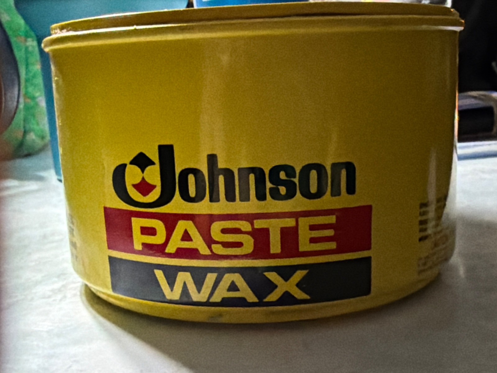 Vintage SC Johnson Paste Wax The Original Formula, 16 oz Tin, Used