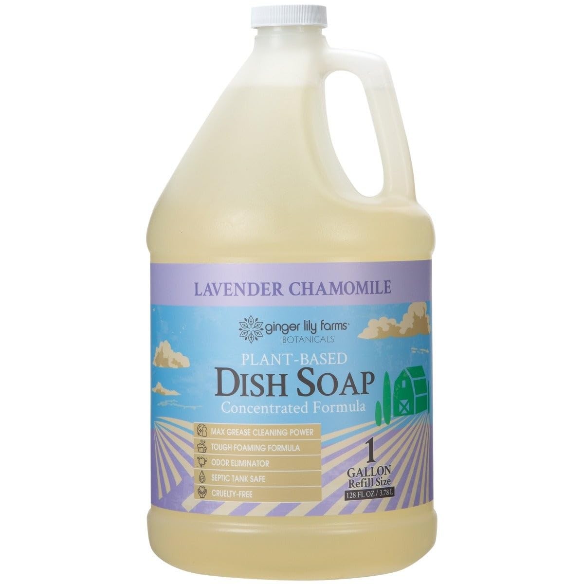 Concentrated Plant Based Liquid Dish Soap Non Toxic Vegan Eco Friendly