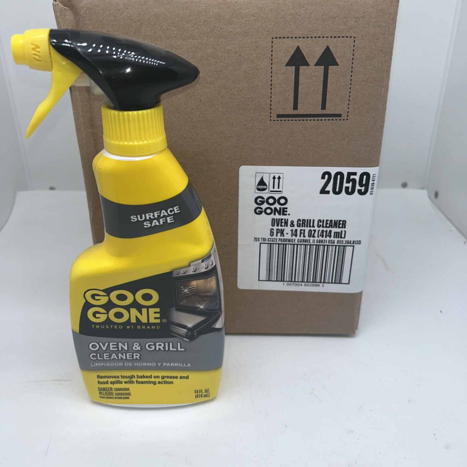 (6) Goo Gone Oven and Grill Cleaner – 14 Ounce – Removes Tough Baked On Grease