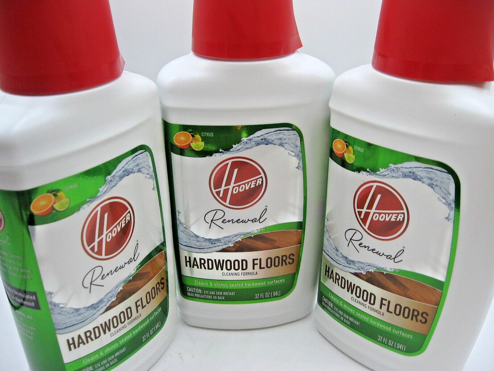 Lot of 3 Hoover Renewal Hardwood Floors Cleaning Formula