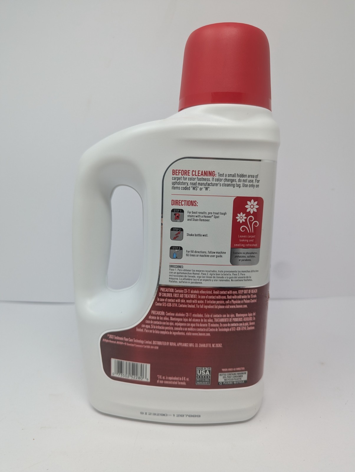 4 Pack Hoover Renewal Carpet Cleaner Solution 64 oz Fresh Meadows 2X Concentrate