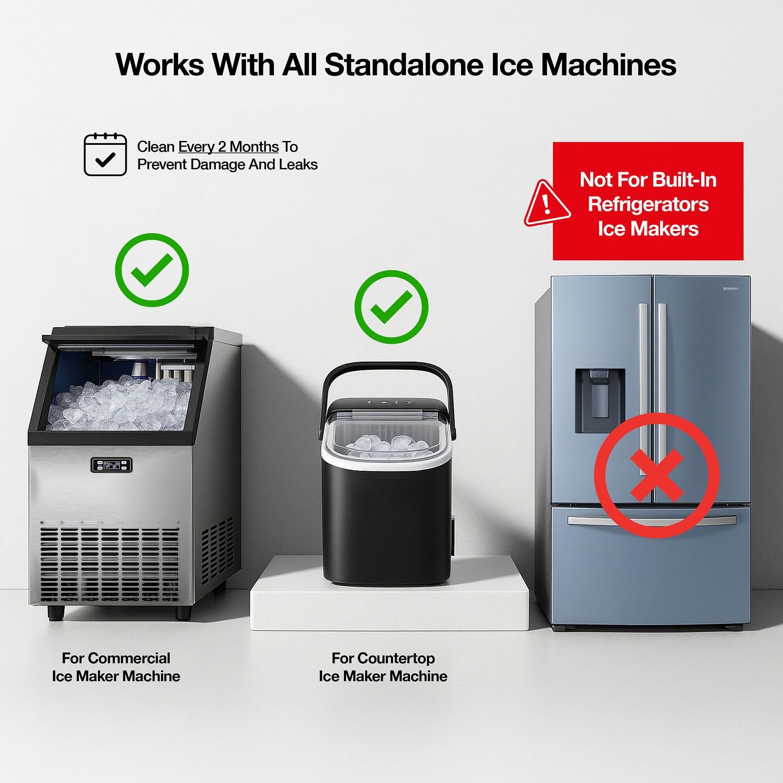 Ice Machine Cleaner and Descaler Gallon | Ice Maker Cleaner for All Brands; O…