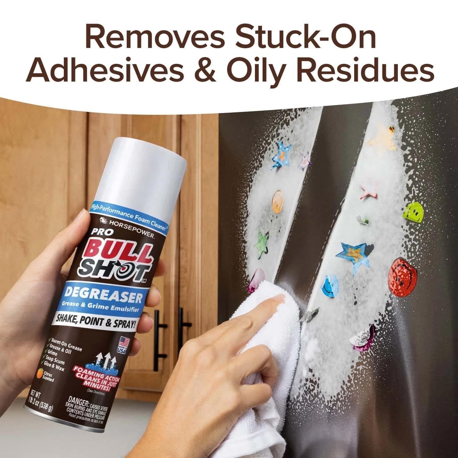 Bull Shot Degreaser Pro Foaming Grime Remover Spray Made in USA……..