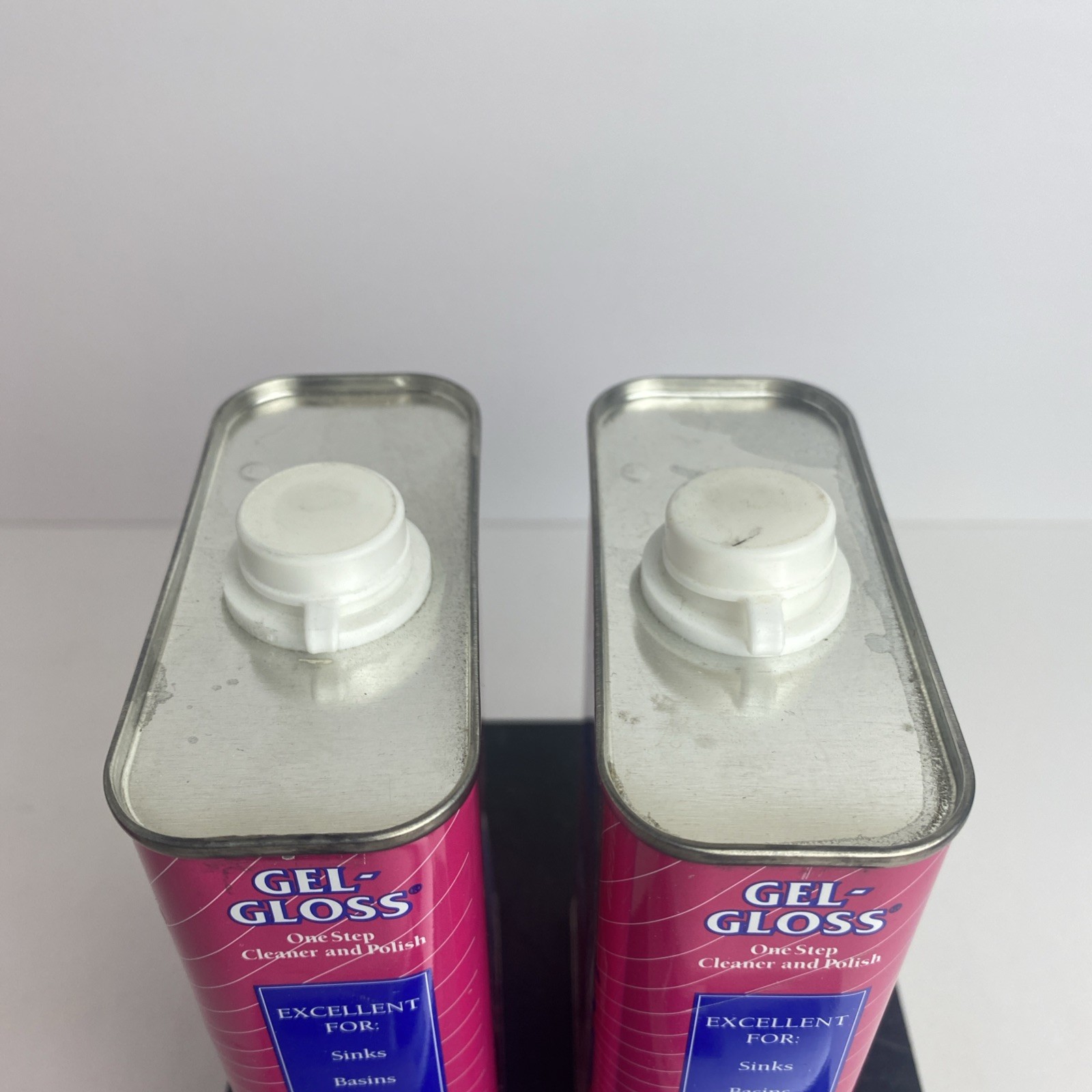 Gel-Gloss Original Formula 16 FL OZ Fiberglass Marble & Acrylic Cleaner Lot Of 2