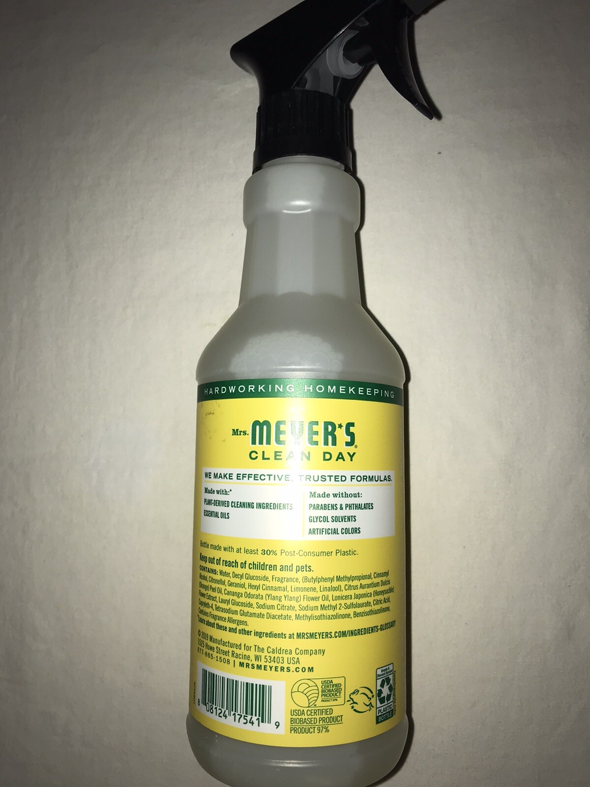 Mrs. Meyer’s Clean Day Multi-Surface Cleaner Honeysuckle-16oz **(Pack Of 6)**