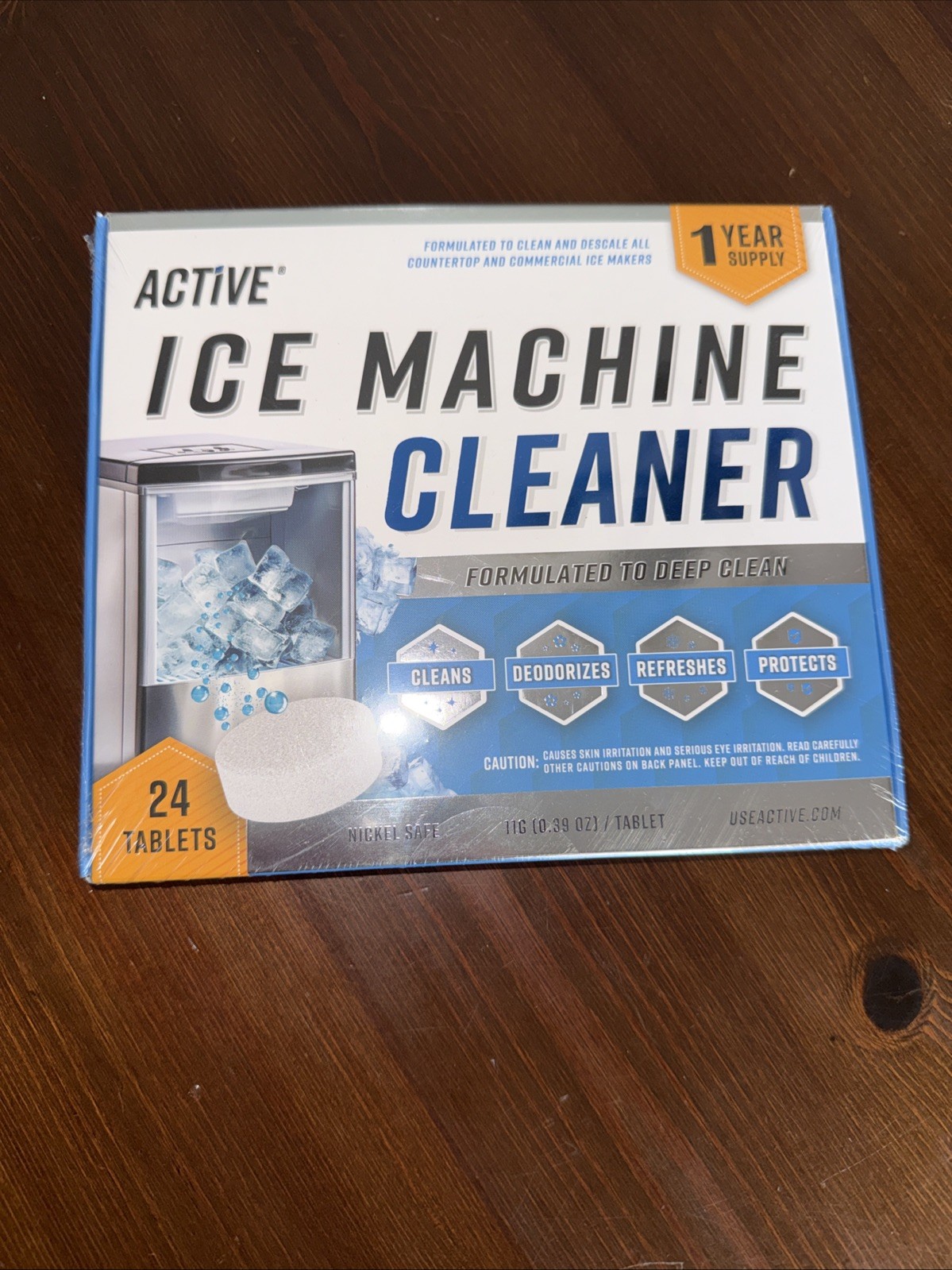 Active – ICE Machine Cleaner – 24 Pack – 12 Month Supply – SEALED NEW
