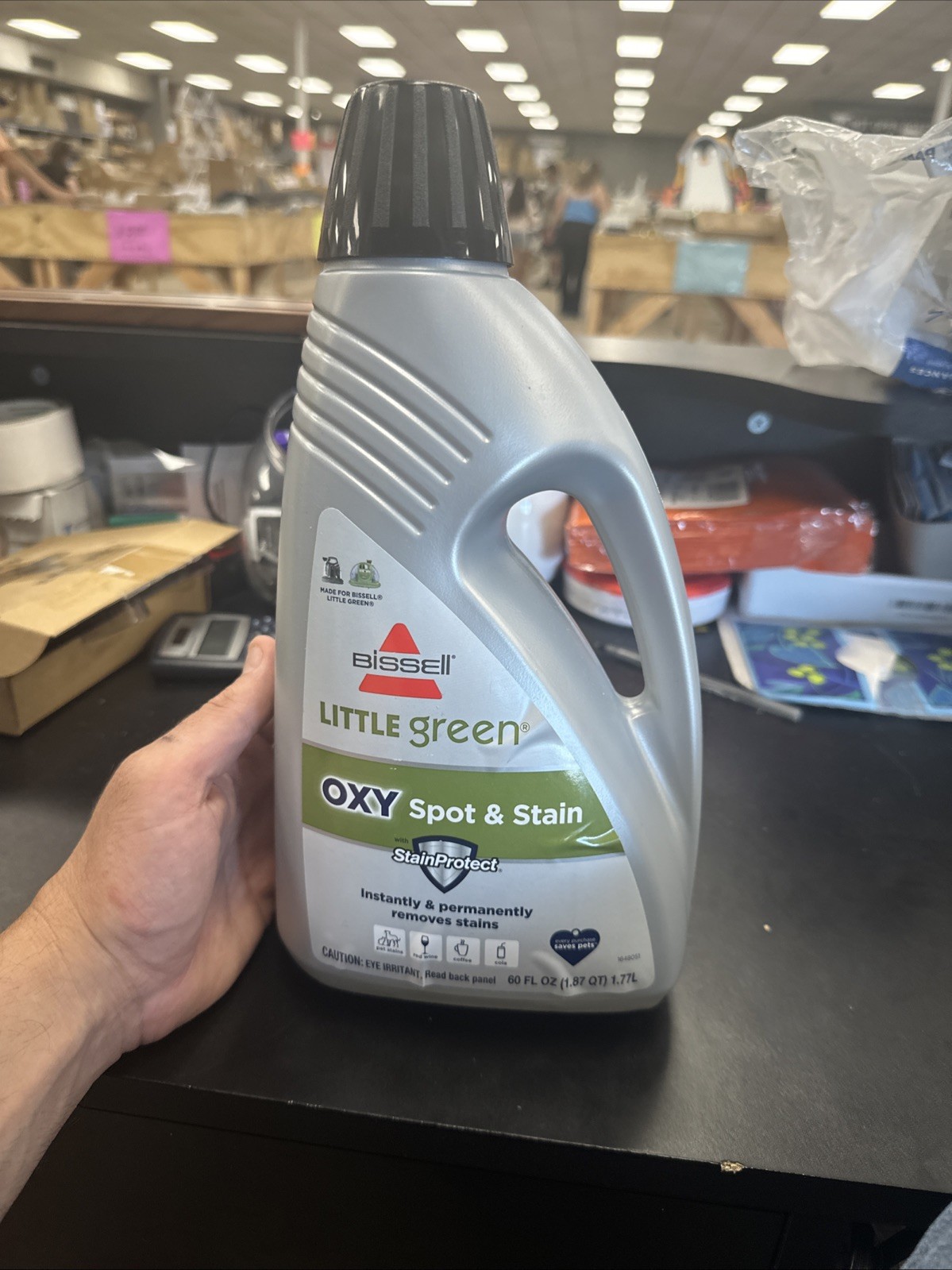D-2. Carpet Cleaning Solution 60 oz Unscented Liquid Formula Upholstery Carpet