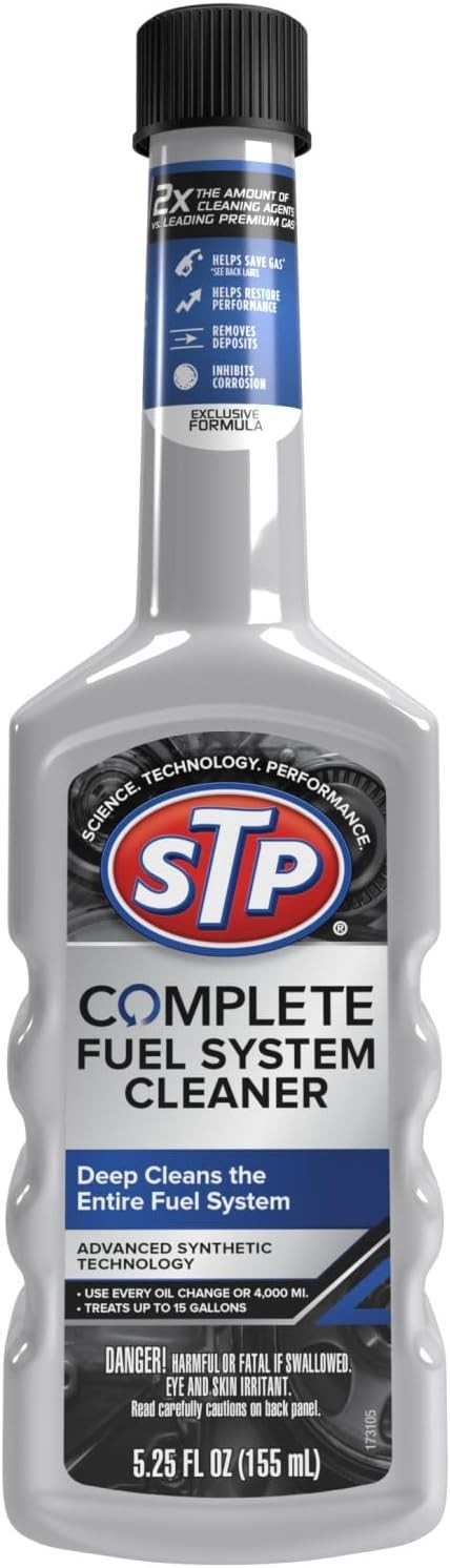 STP Complete Fuel System Cleaner Deep Cleans 5.25 Oz Gas Treatment Pack of 6 NEW