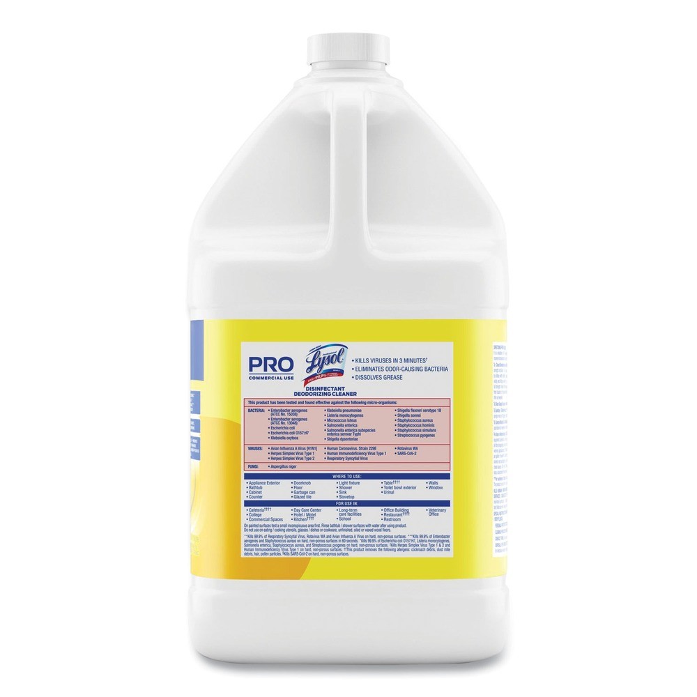 Professional LYSOL Brand 19200-99985 128 oz Cleaner Concentrate – Lemon New