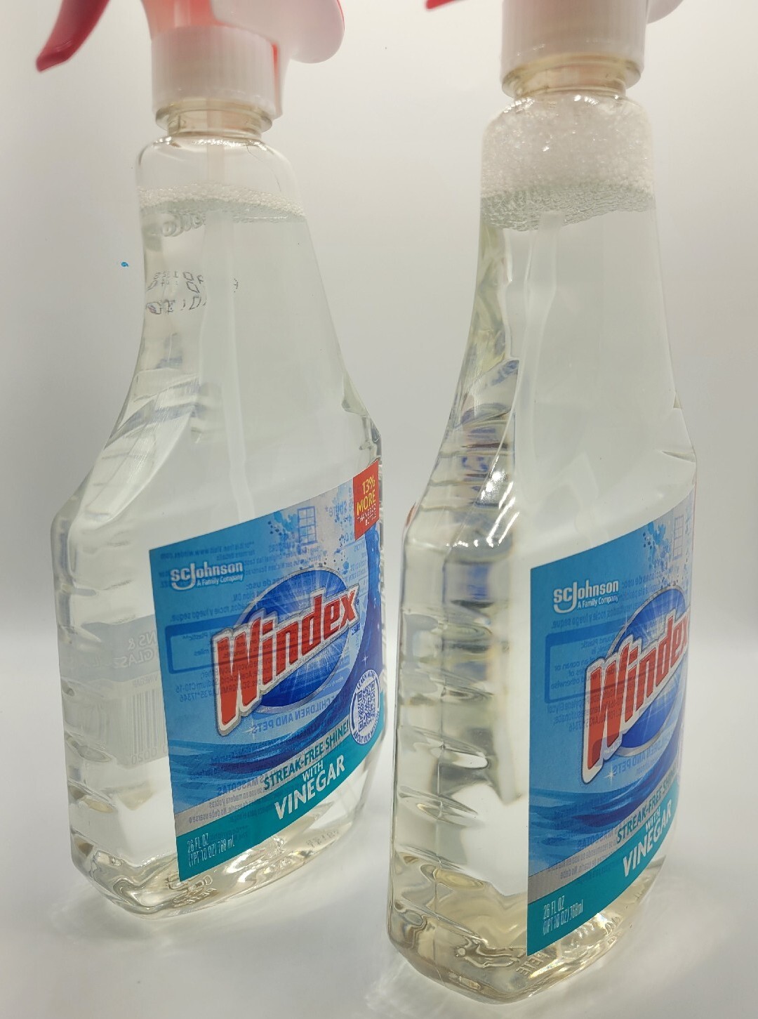 Windex Glass Cleaner Trigger Bottle Vinegar – 26 fl oz (2 count!)