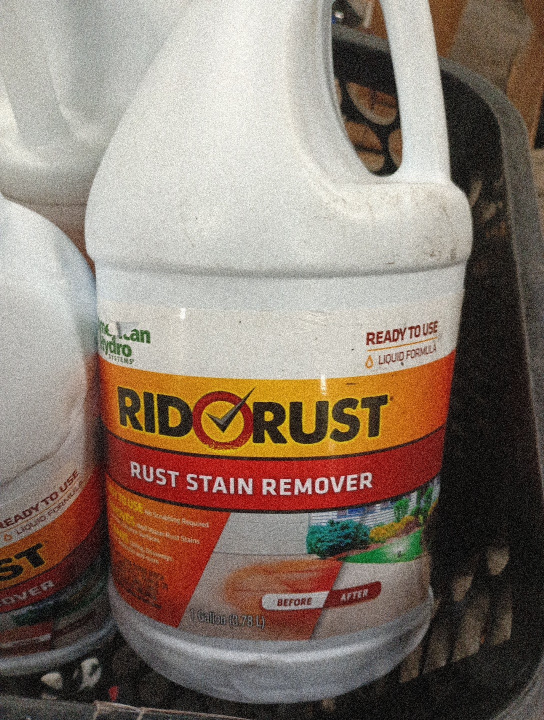 Liquid Rust Stain Remover 1-Gallon Bottle 128 Fl Oz Pack of 1, 098