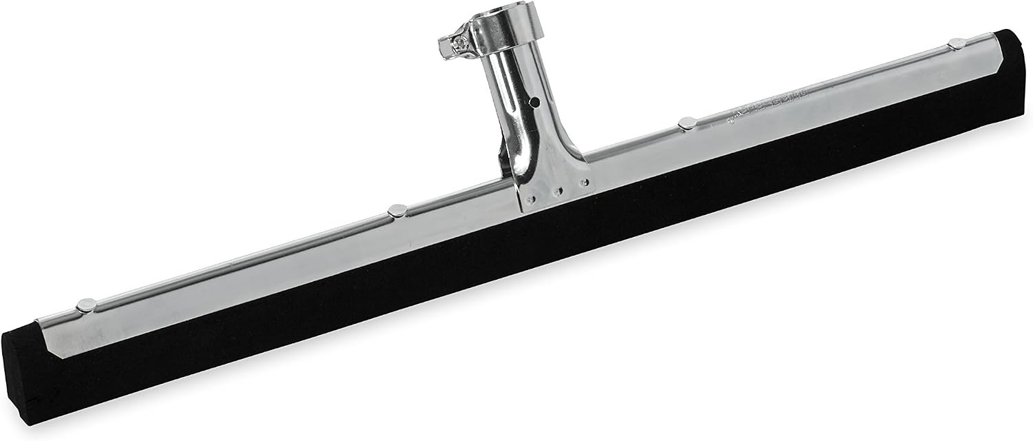 Commercial Standard Floor Squeegee, 18-inch Dual Moss, Black, FG9C2600BLA