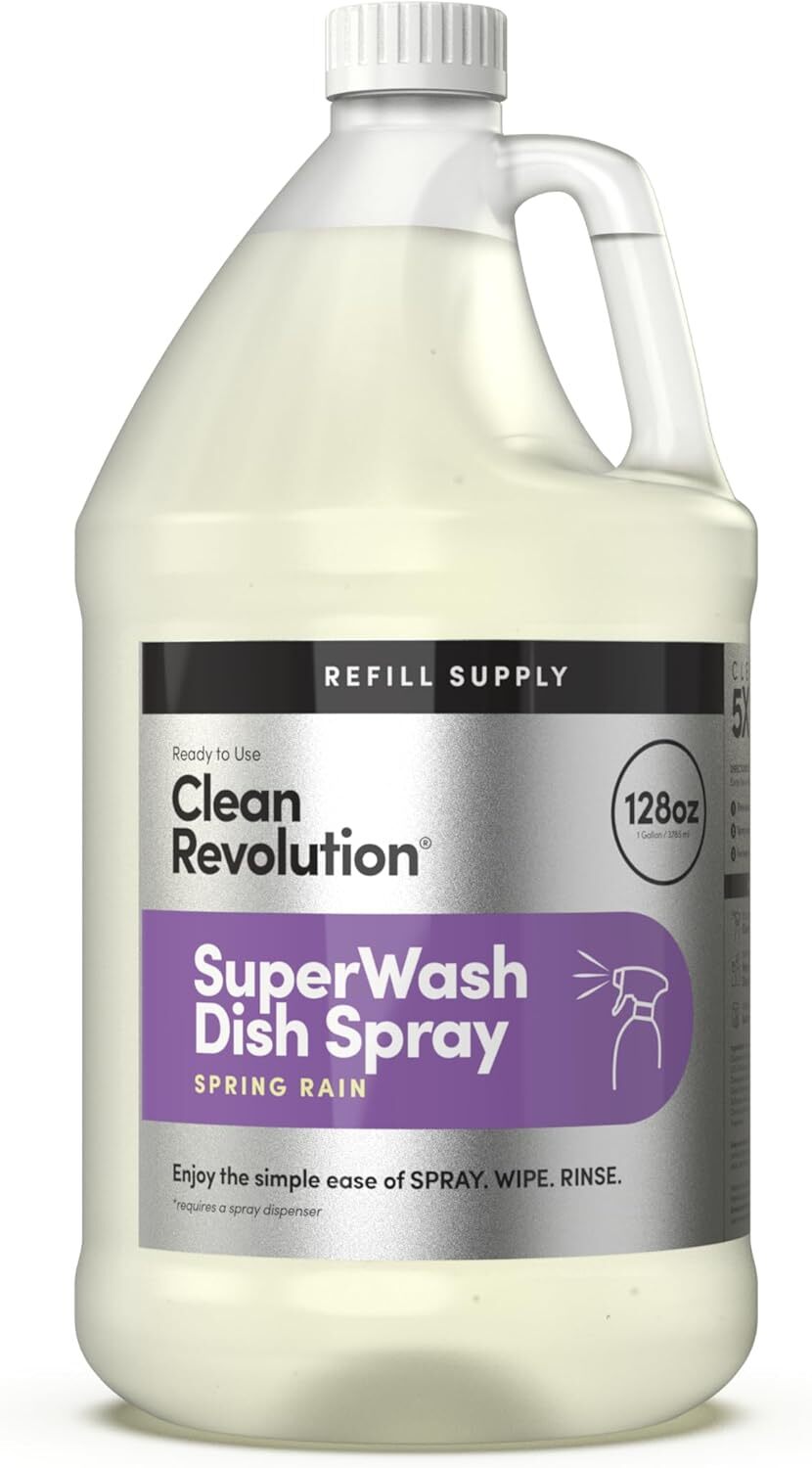 Dish Spray, Powerful Formula Cuts through Grease, Compatible with Dawn Powerwash