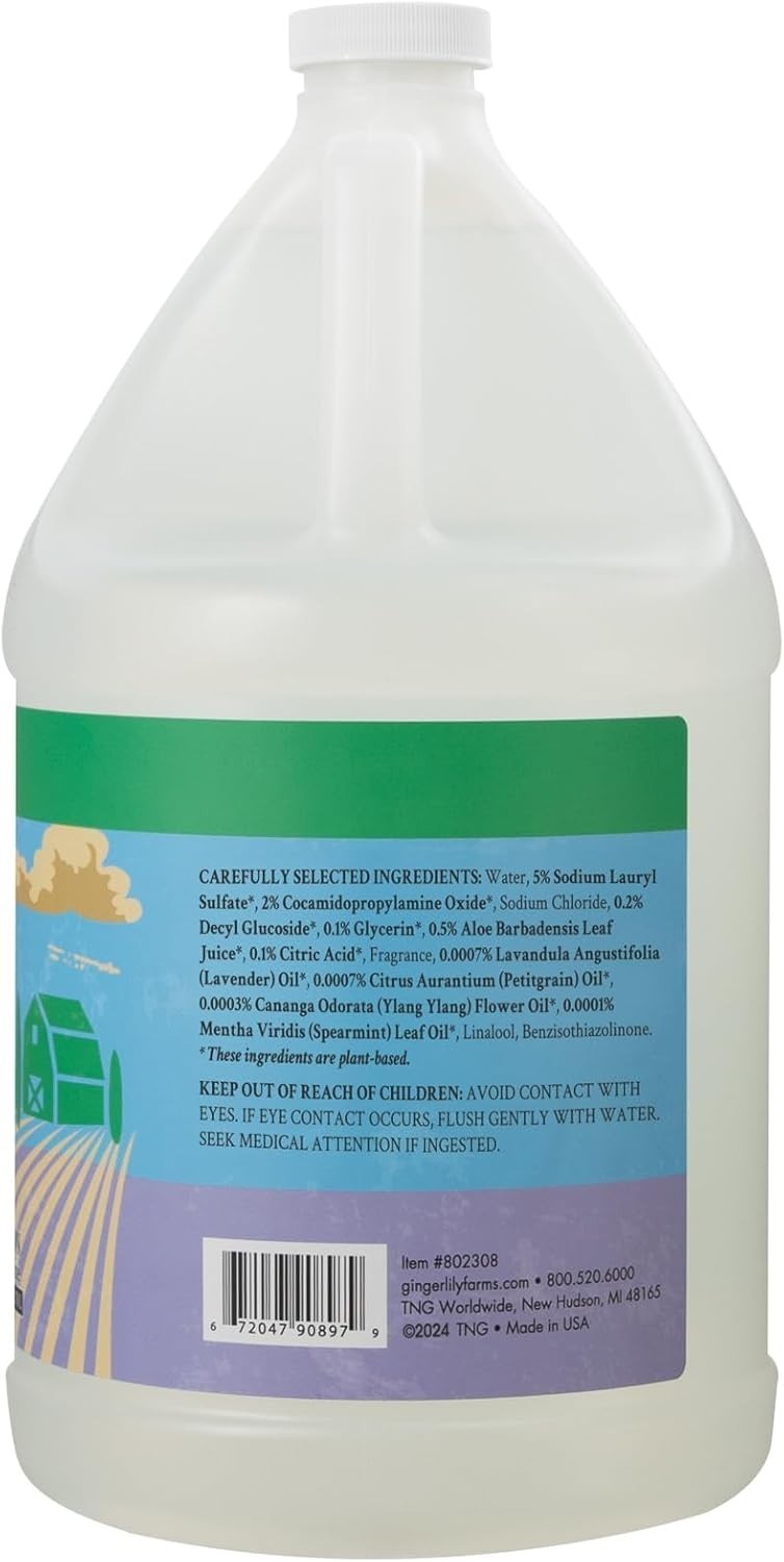128 Fl Oz Plant Based Dish Soap Maximum Grease Cleaning Power Eco Friendly