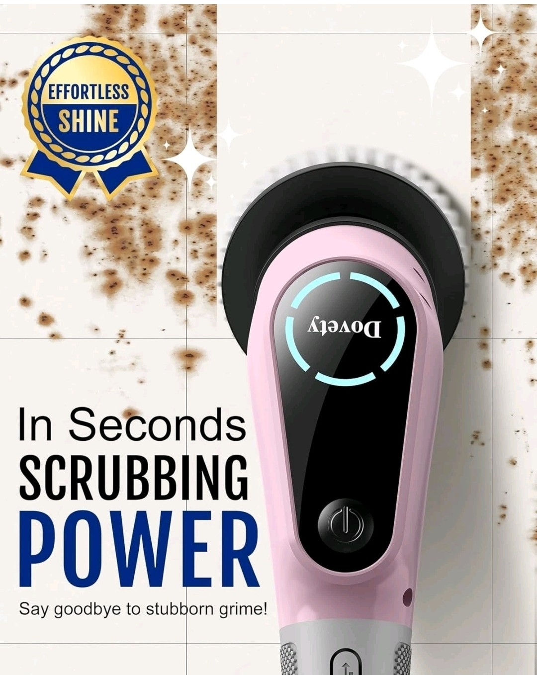 Dovety 9 In 1 Electric Spin Scrubber Cordless Cleaning Brush Scrubber CB-02