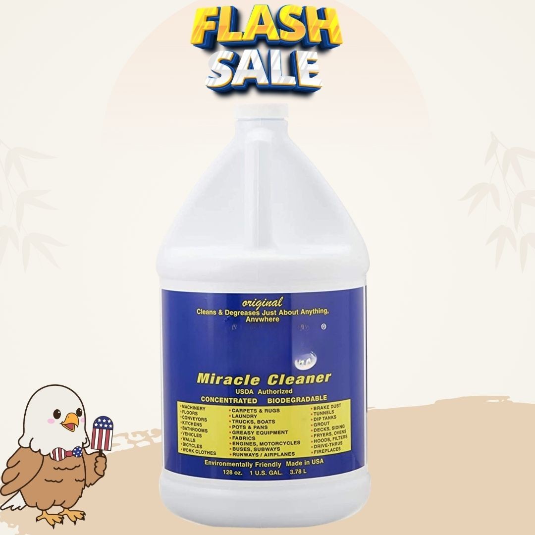 Green Miracle Cleaner 1 Gallon All-Purpose Heavy Duty Cleaner Made in USA