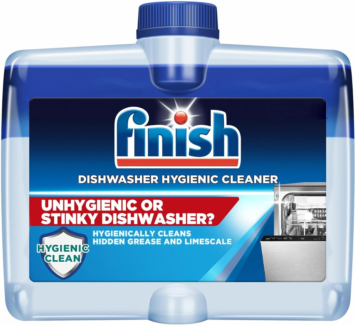 Finish Dual Action Dishwasher Cleaner: Fight Grease & Limescale, Fresh, 8.45oz