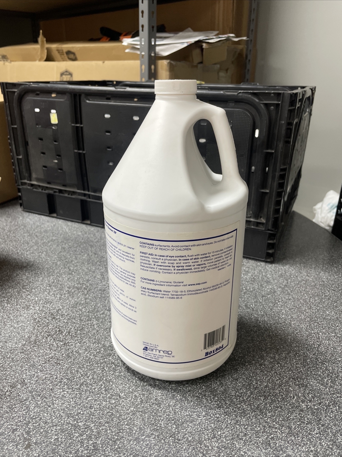 Misty Neutral Floor Cleaner EP Lemon 1gal Bottle B18044
