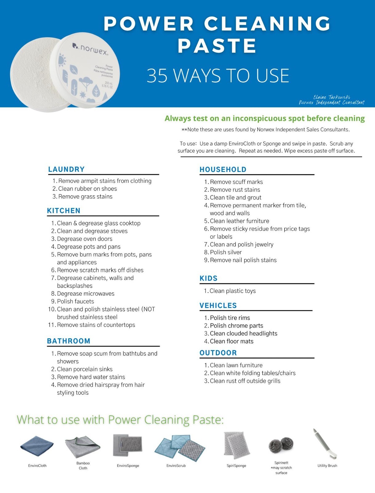 NEW Norwex Power Cleaning Paste Large Size 200mL 6.76 Oz 403502