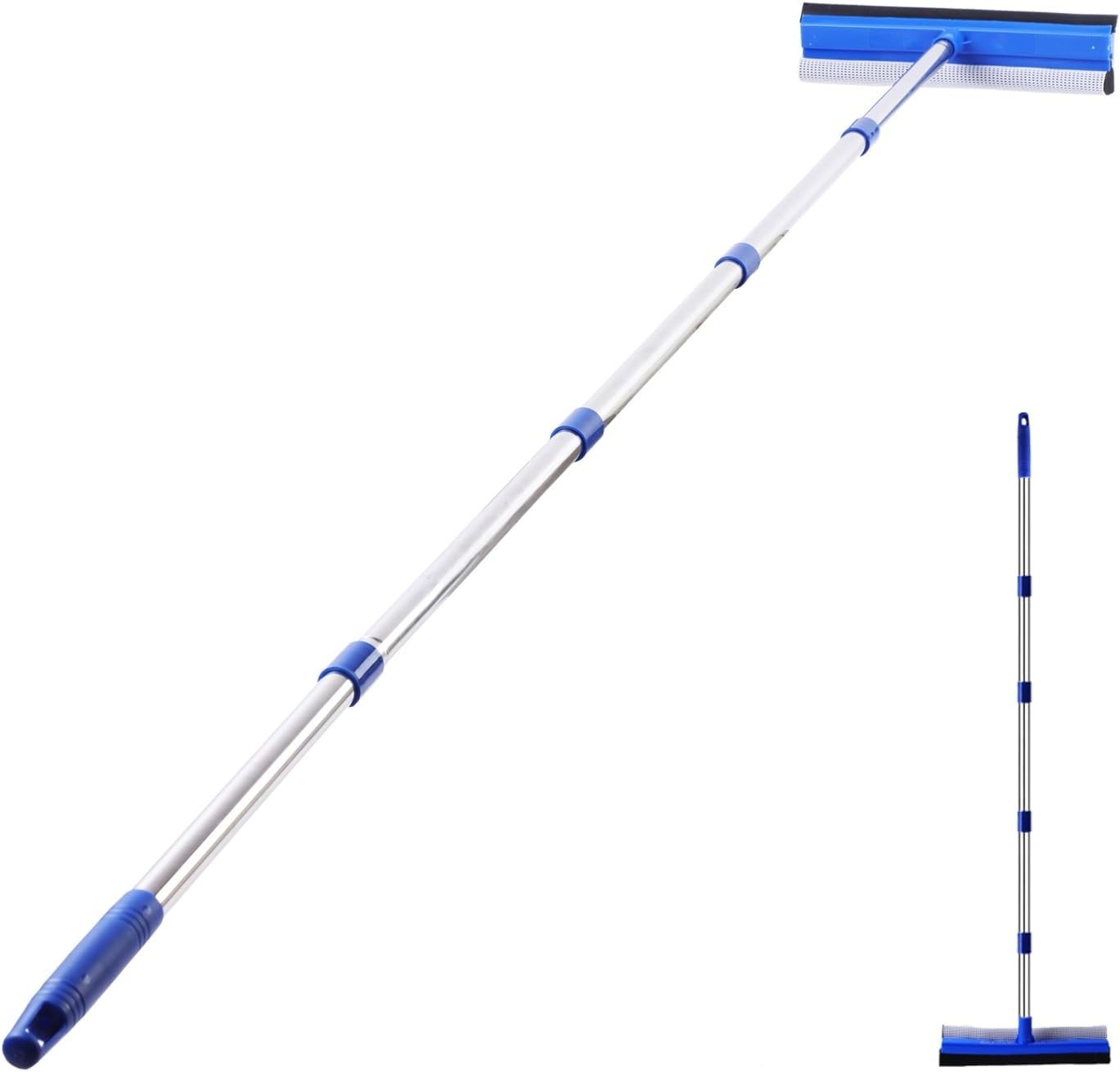 62″ or 72″ Window Squeegee for Window Cleaning – Long Handle Window Cleaner Tool
