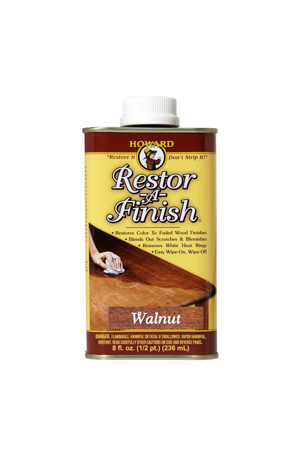 Walnut Wood Finish Restorer – Repair Scratches, Eliminate Stains, 8 Fl Oz
