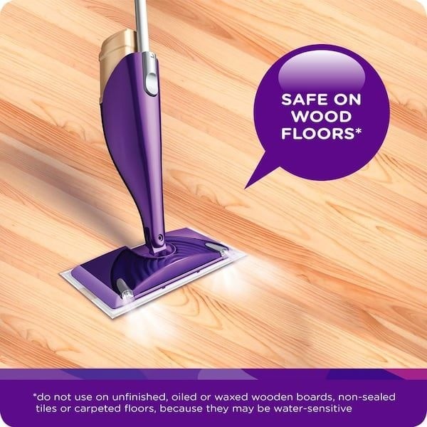 Swiffer WetJet Wood Floor Cleaner Refill QuickDry Formula 2 Bottles 1.25L Each
